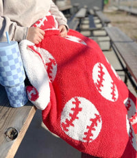 Reversible Baseball Blanket