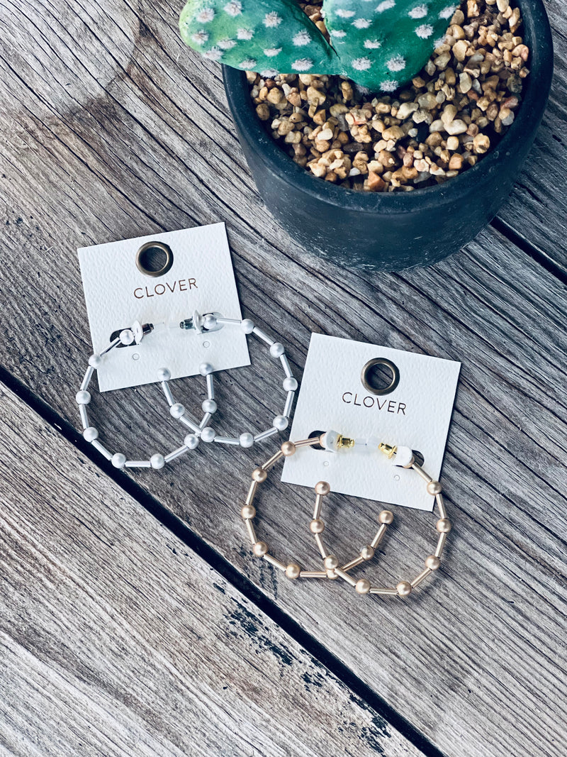 Connect the Dot Hoops