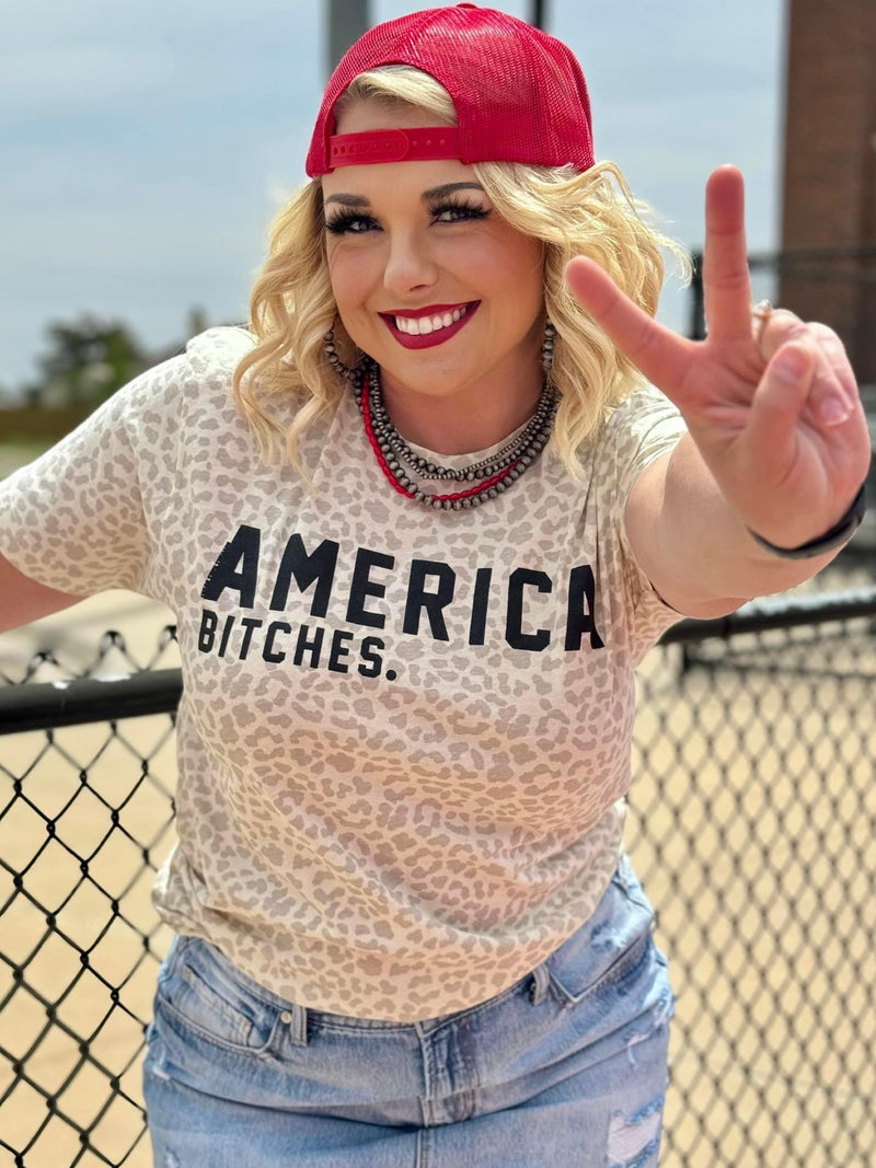 America B*tches Natural Tee