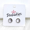 New Volleyball Singles in Stainless Steel Settings -Sports Earrings