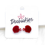 Acrylic Helmet Studs -Sports Earrings