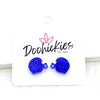 Acrylic Helmet Studs -Sports Earrings