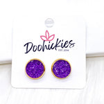 12mm Sparkle Spirit Studs -Sports Earrings