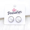 12mm Sparkle Spirit Studs -Sports Earrings