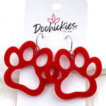 2" Custom Acrylic Cutout Paws -Spirit Earrings