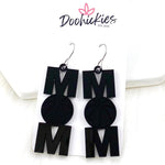 2" Shiny Basketball Mom -Sports Earrings