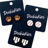 Baseball Gear Studs -Sports Earrings