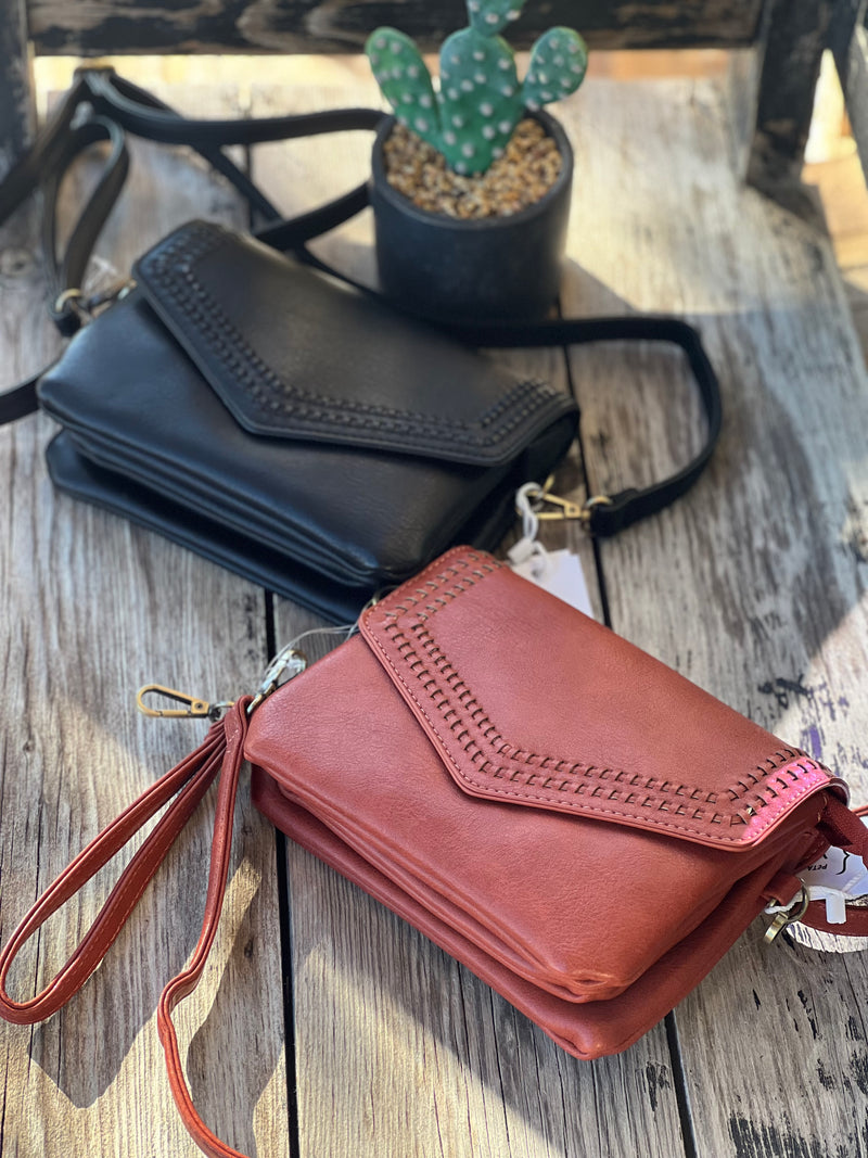 Stormi Ridged Wrislet/Crossbody Combo