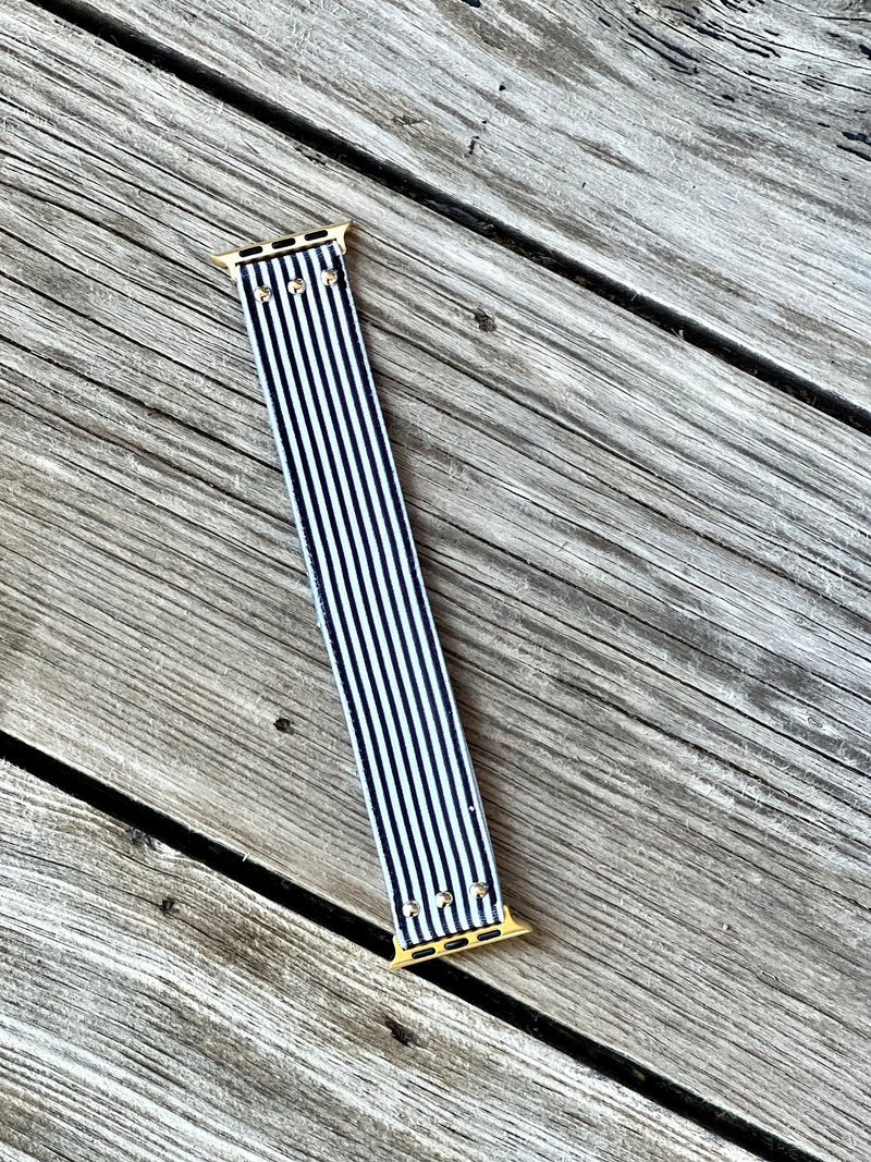 Black & White Stretchy Watch Band