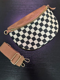 Checkmate Crossbody Bum Bag w/Coin Purse