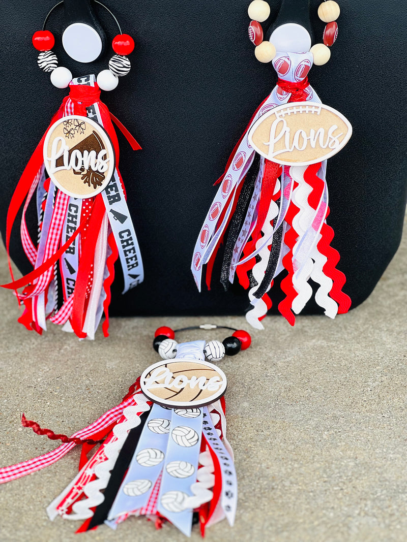 Lions Mascot Bag Charms