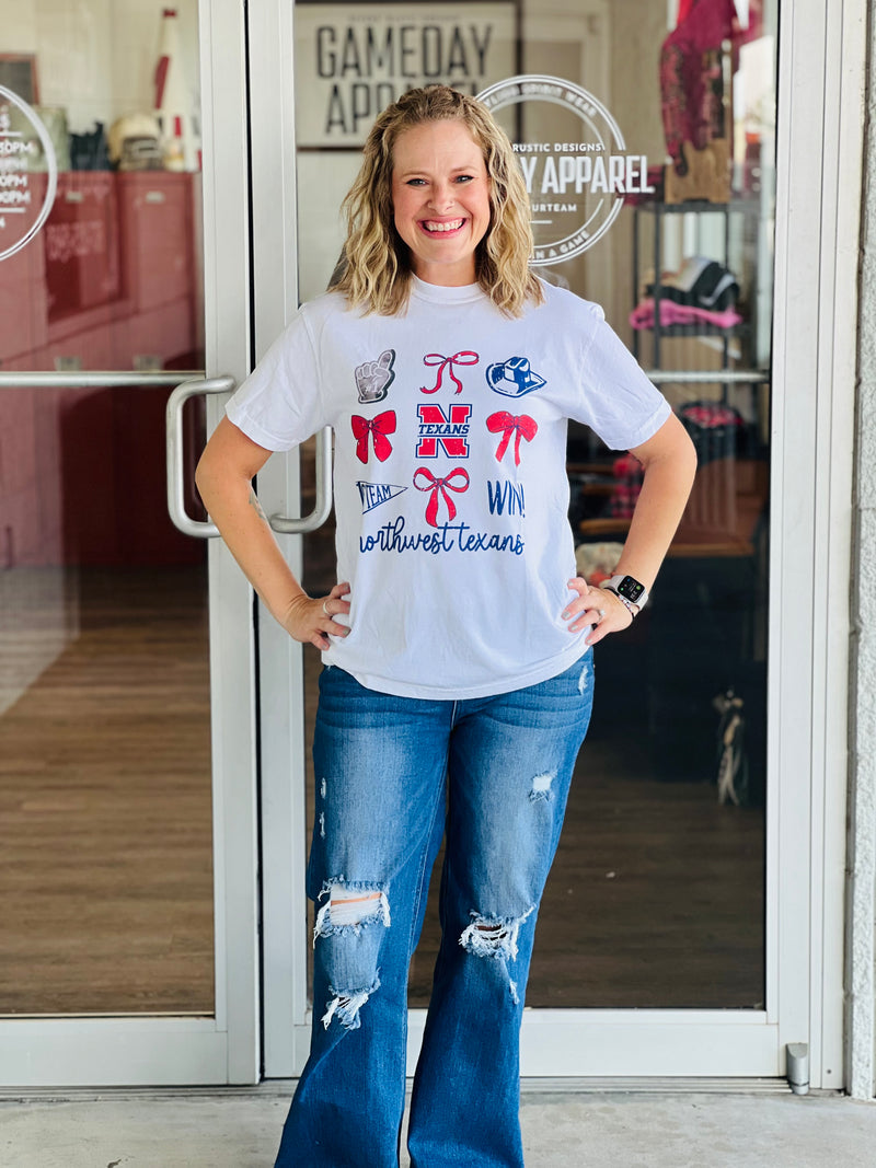 Northwest Texans Gameday Bow Tee