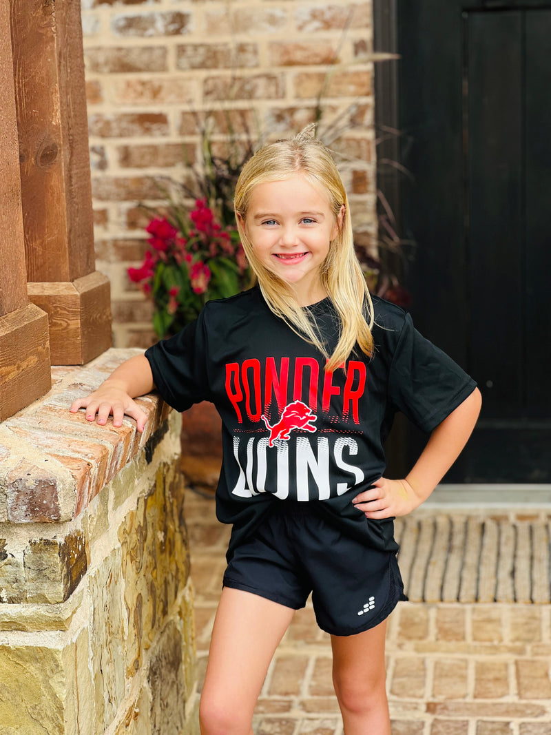 Youth Ponder Lions Dri Fit Tee