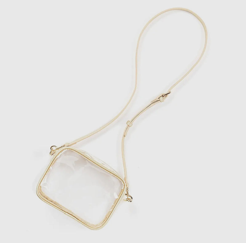 Gold Clear Blair Purse