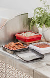 Fancy Panz Square Set - 8x8 Pan Frame w/Lid & Serving Spoon