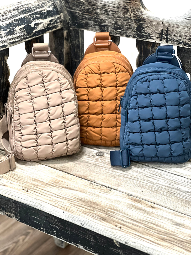 Laramie Quilted Puff Crossbody