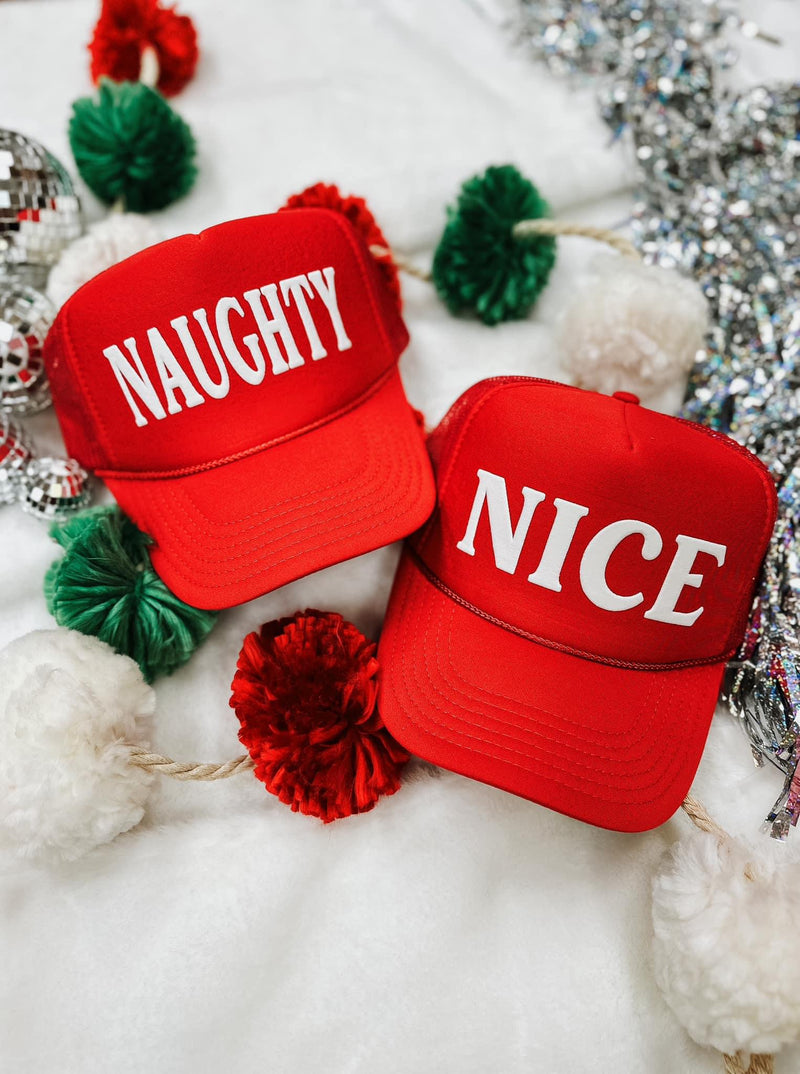 Naughty or Nice Foam Trucker Hat