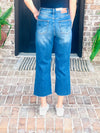 Judy Blue | High Rise Wide Crop Jeans