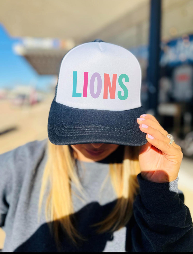 Lions Colorful Mascot Foam Hat