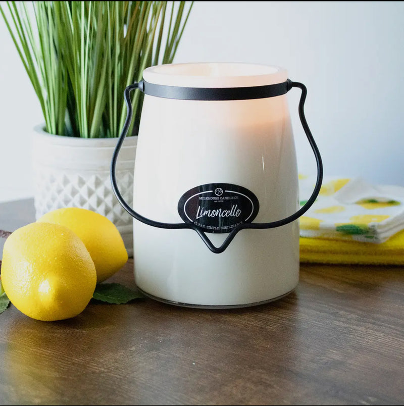 Milkhouse Candle Co. | Limoncello | 22oz Butter Jar