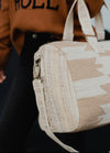 Tan & Cream Aztec Print Duffle