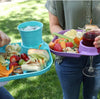 Reusable Party Plates w/Cup Holder (Set of 4)