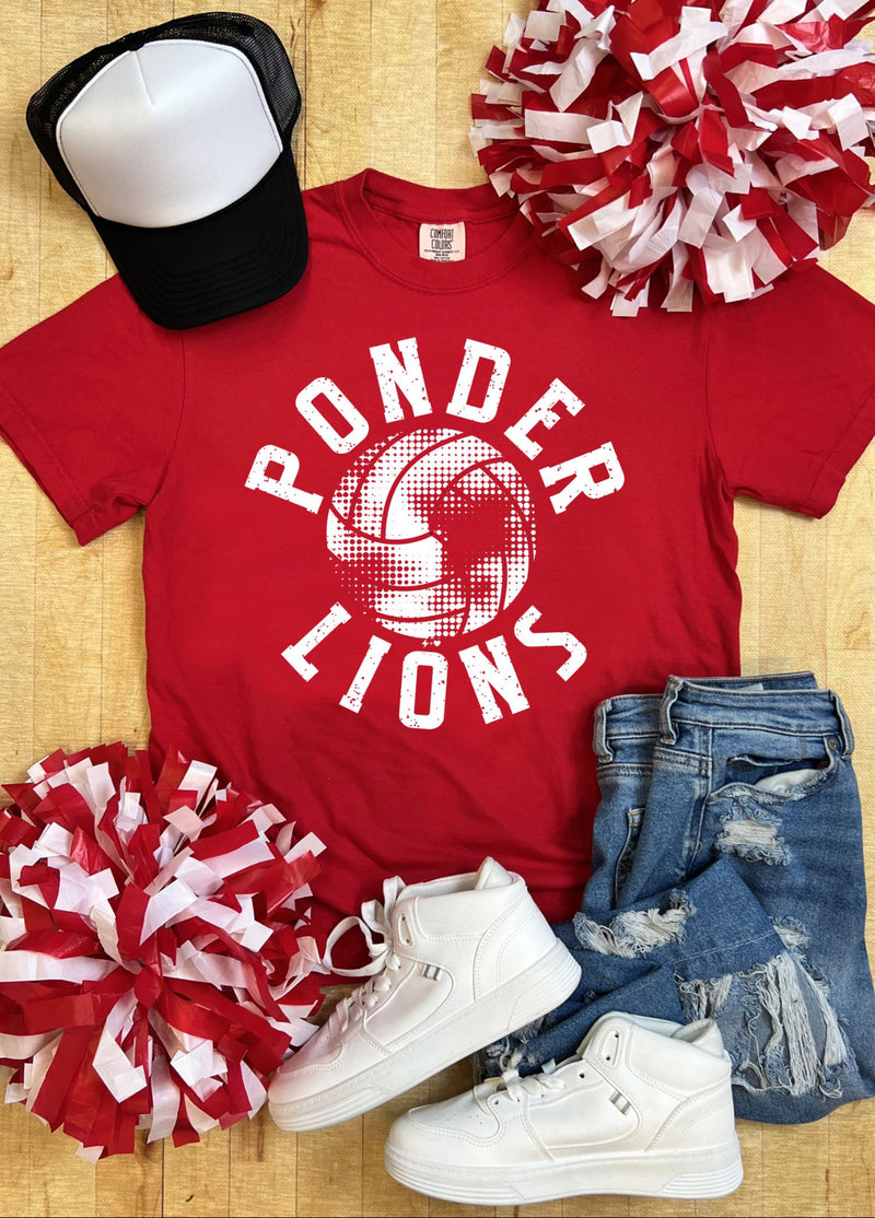 Ponder Halftone Volleyball Tee