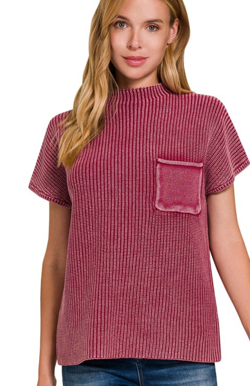 DEAL | Cabarnet Pocket Ribbed Sweater