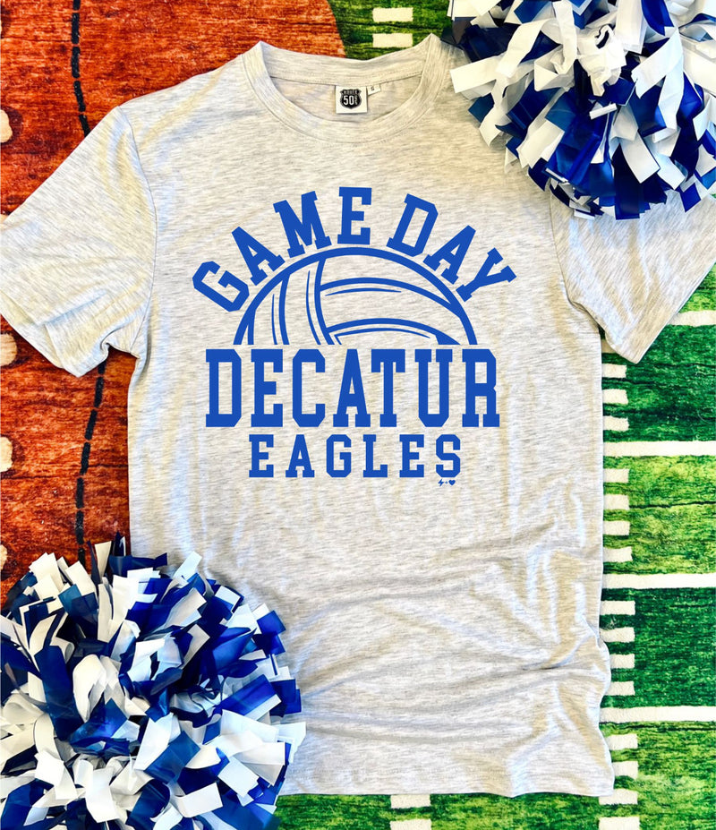 Gameday Decatur Arch Volleyball Tee