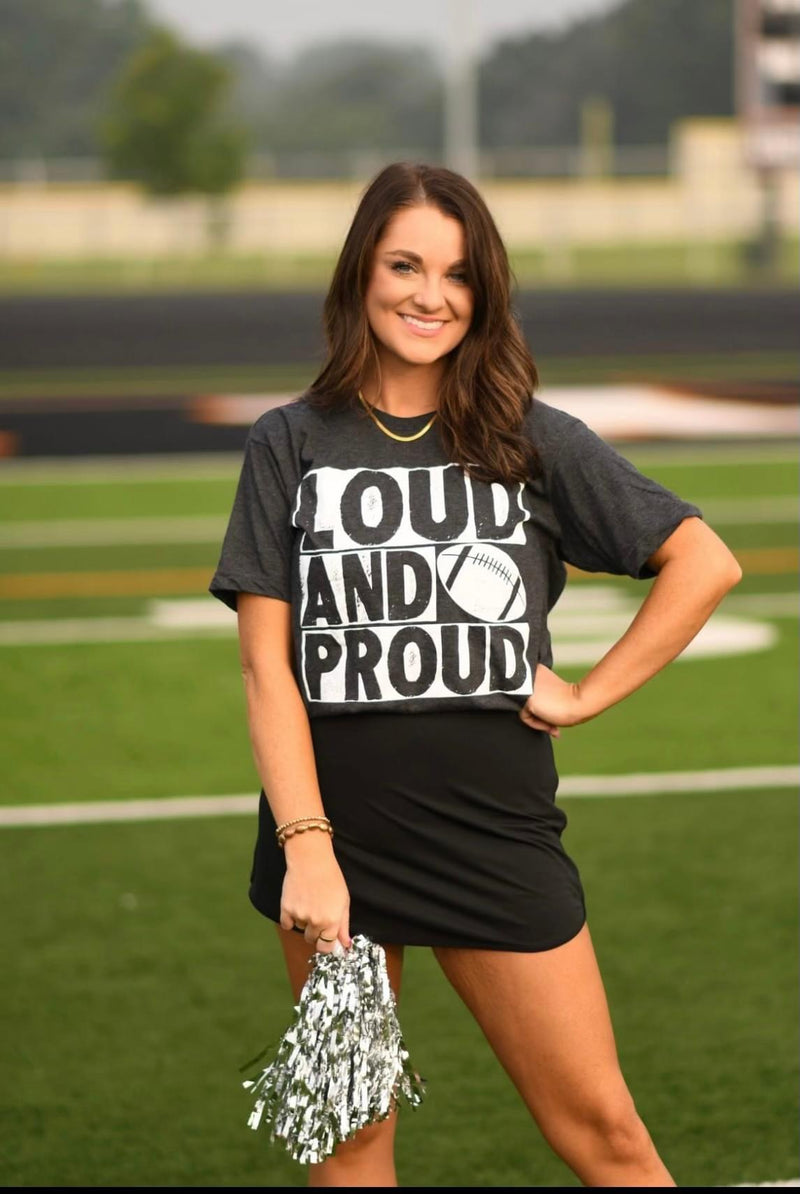 Loud and Proud Football Tee