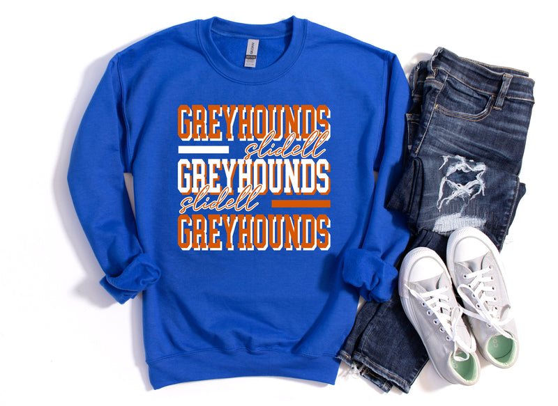 Repeat Greyhounds w/Slidell Blue Sweatshirt