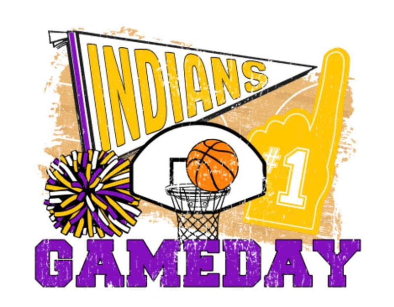 Indians Basketball Gameday Tee