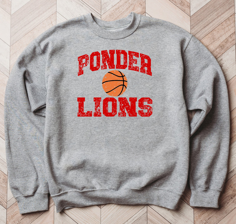 Ponder Lions Basketball Sweatshirt