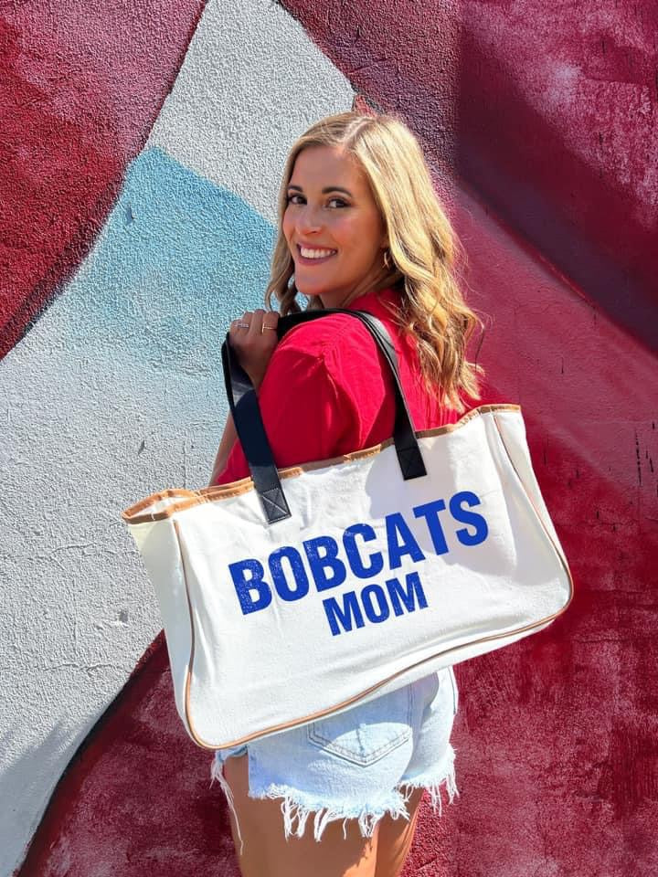 Bobcats Mom Canvas Tote