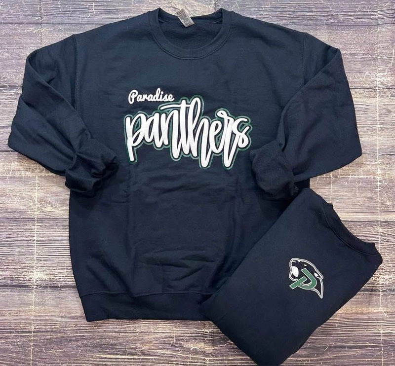 Paradise Panthers Puff Two Sided Sweatshirt