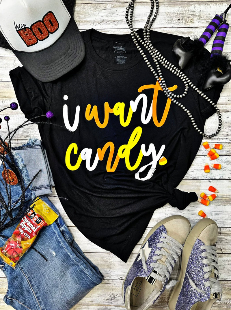 I Want Candy Tee (Youth & Adult)