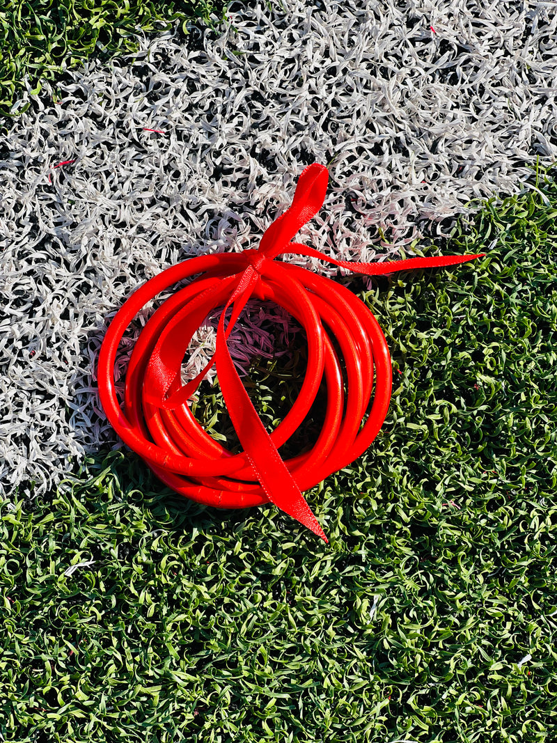 Red Game Day Bangles