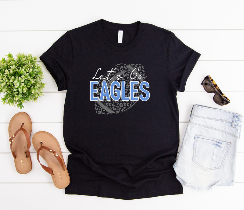 Let’s Go Blue Eagles Fball Tee