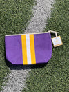 Campus Stripe Cosmetic Purple/White/Yellow