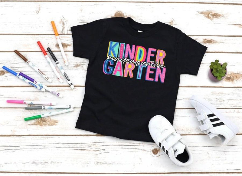 Colorful Kindergarten Tee