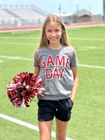 Red Game Day Glitter Tee (youth & adult)