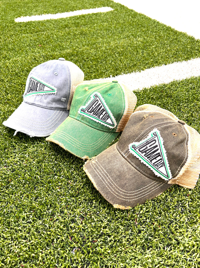 Green/Black GameDay Pennant Hat