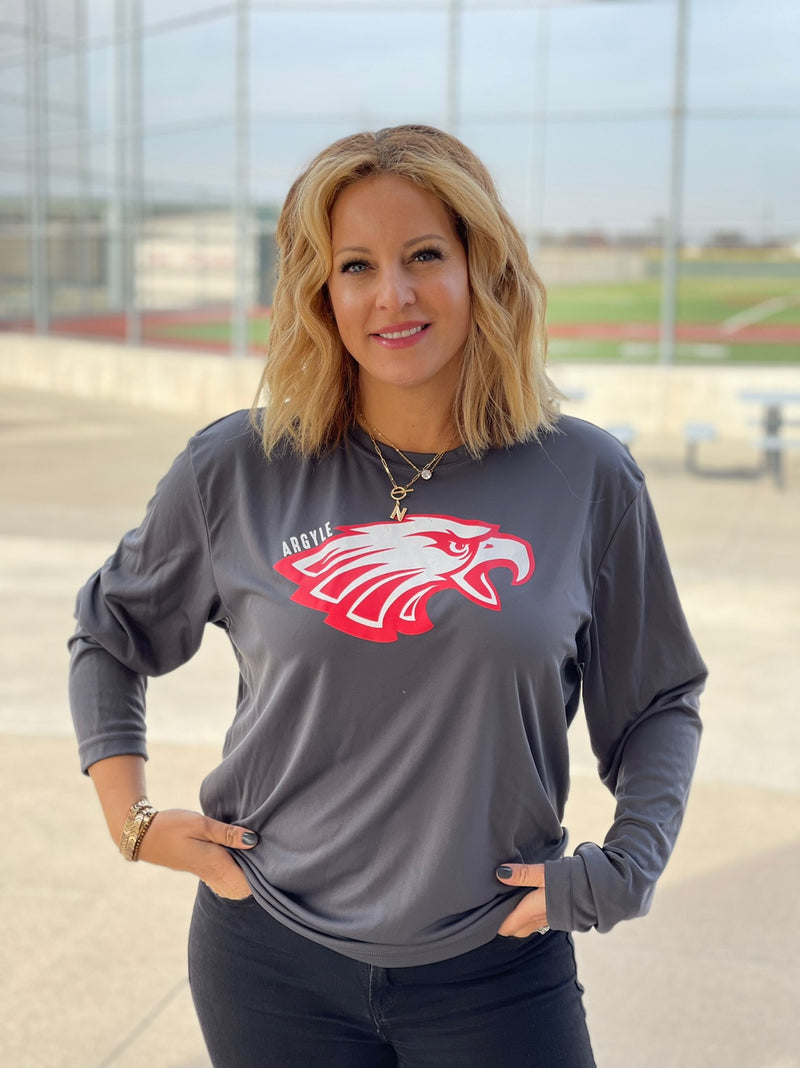 Big Eagles Mascot Dri-Fit Long Sleeve Tee