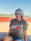 Vintage Style Mascot Tee (Eagles)