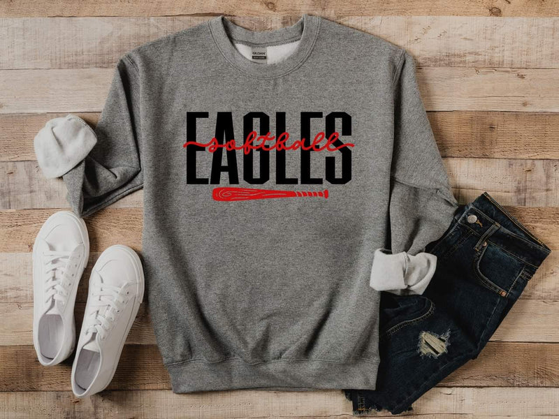 Eagles Softball Crew Sweatshirt