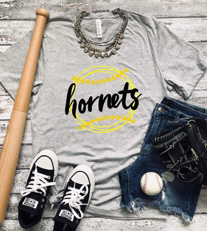 Hornets Softball Script Tee