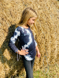 Youth Cinch Tie Dye Top