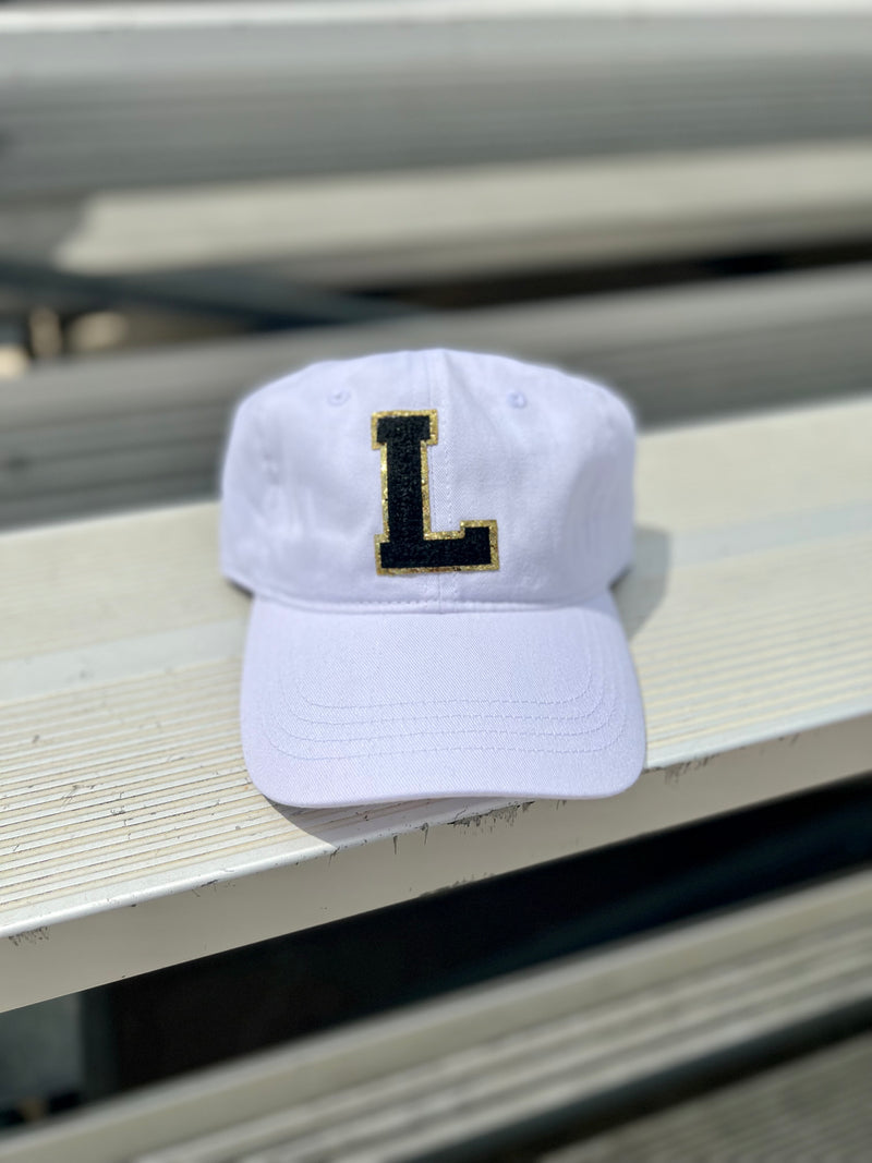 Varsity L Chenille Patch Hat