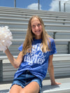 Funky Blue Eagles Tie Dye Tee