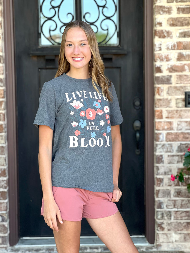 Live Life in Full Bloom Tee
